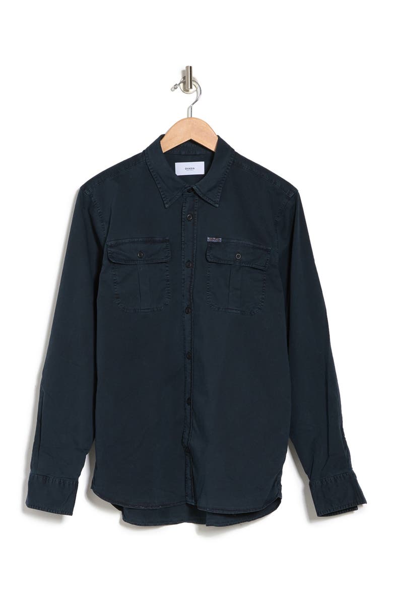 Ovadia Prince Regular Fit Twill Shirt, Alternate, color,