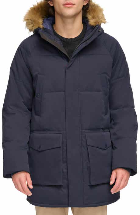 Faux Fur Trim Insulated Parka