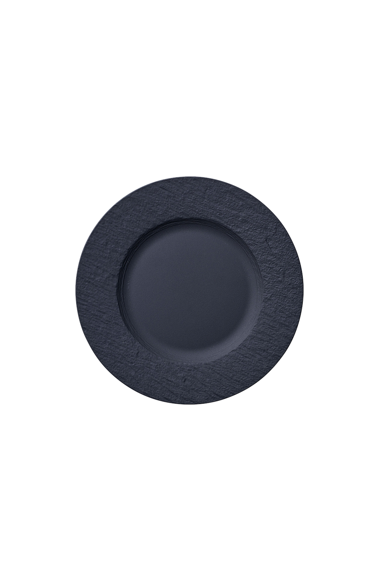 Villeroy & Boch Manufacture Rock Salad Plate, Main, color, Black
