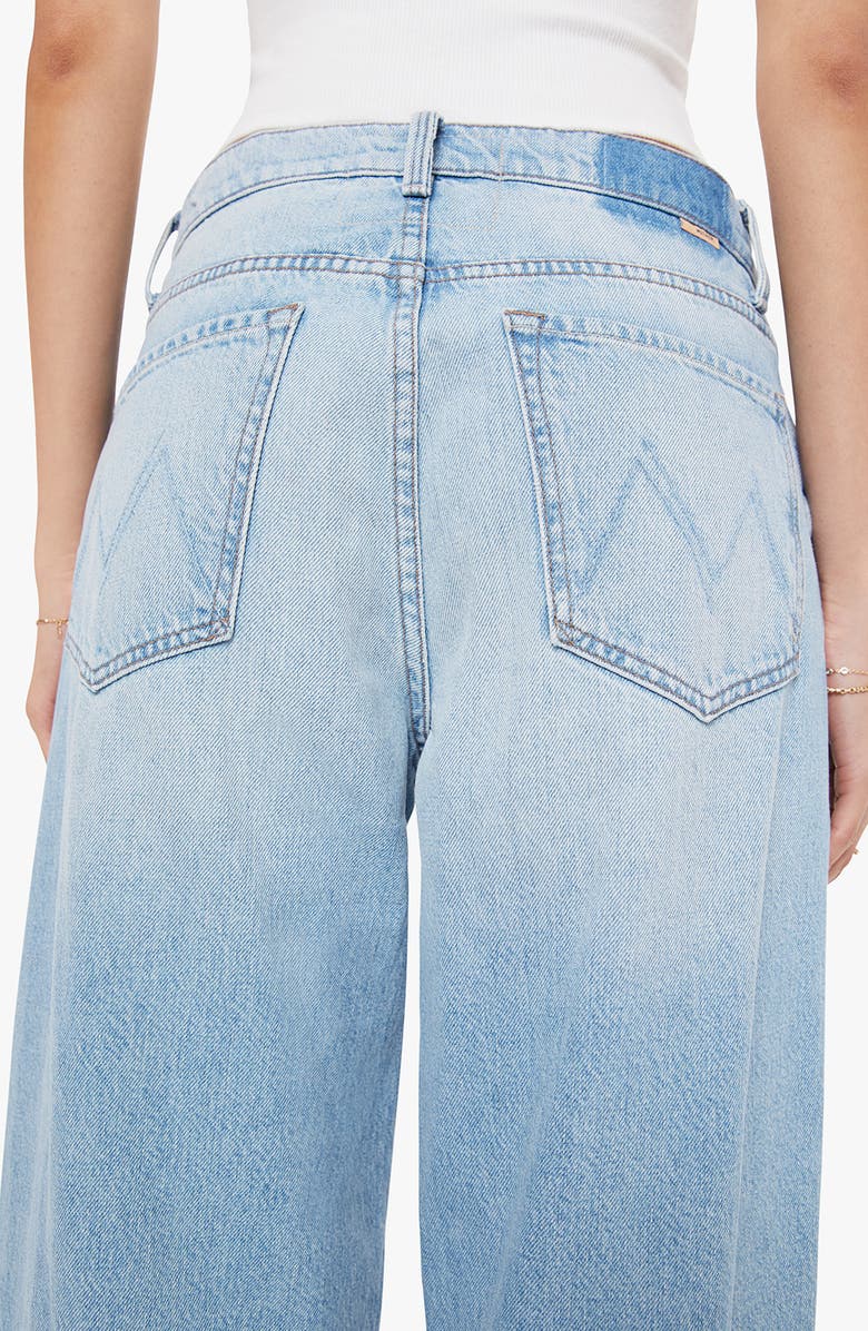 MOTHER The Delinquent Button Nerdy Wide Leg Jeans, Alternate, color, This Is How I Roll