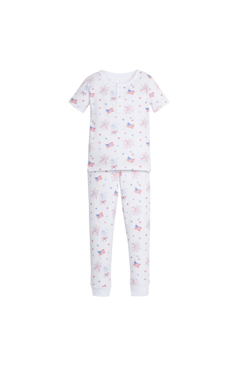 Little English Kids' Short Sleeve Printed Jammies, Main, color,