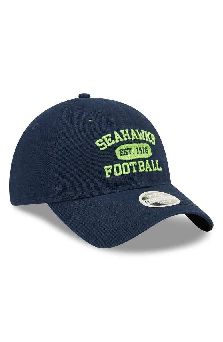 New Era Women's New Era College Navy Seattle Seahawks Formed 9TWENTY Adjustable Hat, Alternate, color, Navy