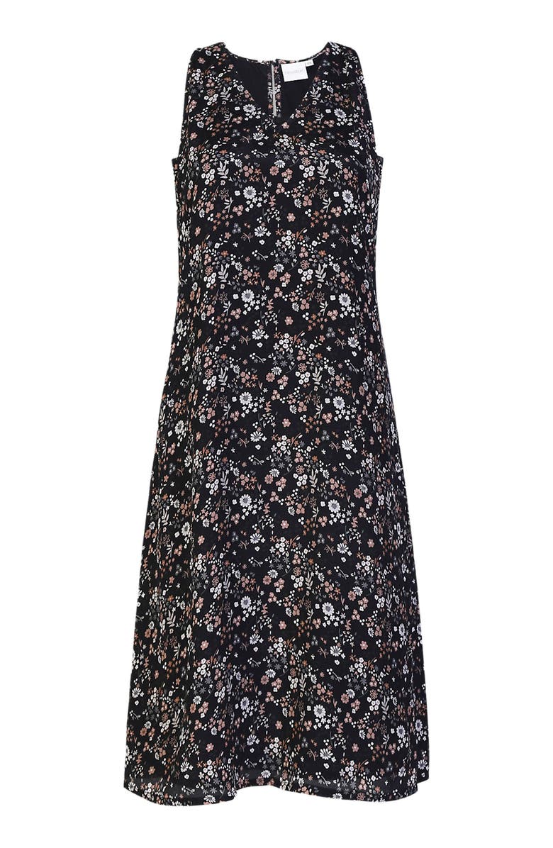 Reistor Printed Floral V-Neck Straight Dress, Alternate, color,