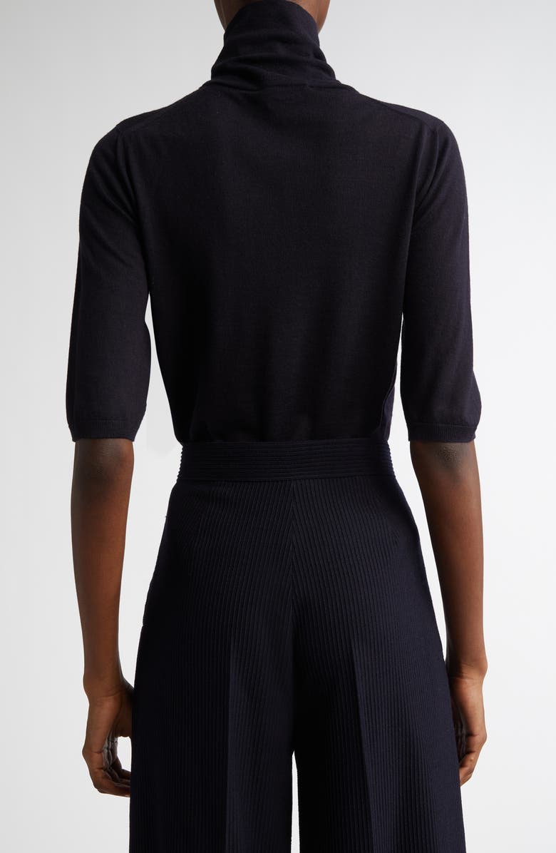 Max Mara Cecina Virgin Wool Turtleneck Sweater, Alternate, color, 