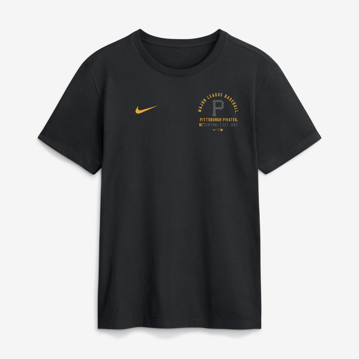 Nike Men's Nike Black Pittsburgh Pirates Split Logo T-Shirt (Men ...