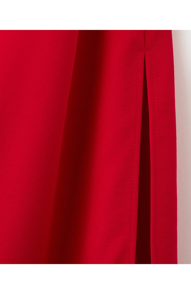 MANGO Side Ruched Asymmetric Midi Dress, Alternate, color,