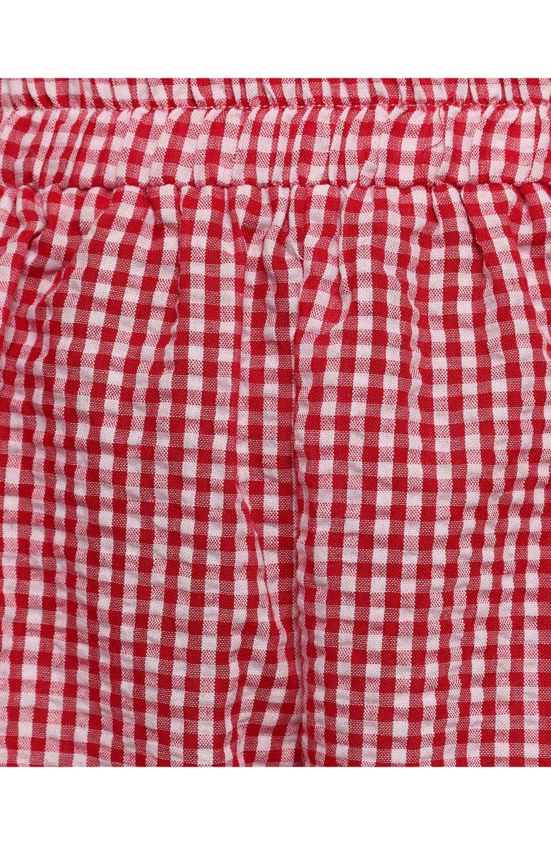 Petal & Pup Libby Gingham Shorts, Alternate, color, Red Gingham