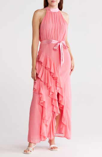 AREA STARS Nadine Ruffle Maxi Dress