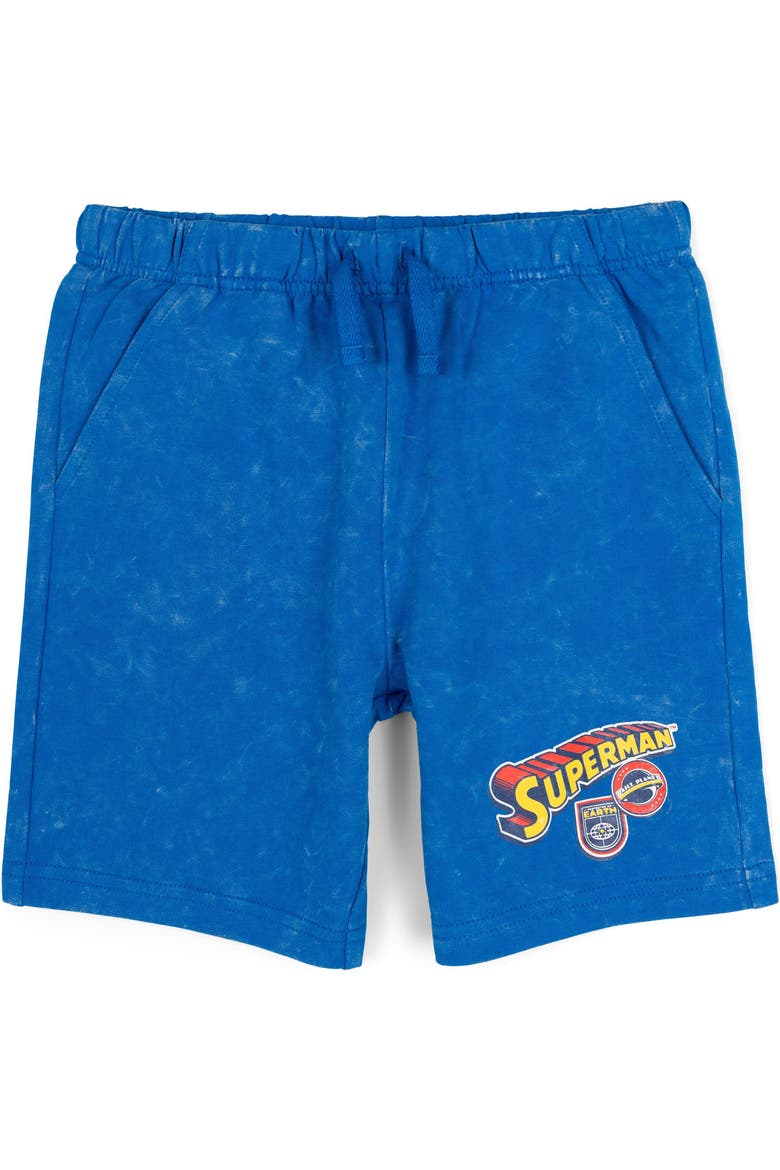 Justice League 2-Piece T-Shirt and Shorts Set, Alternate, color, Superman Optic Blue