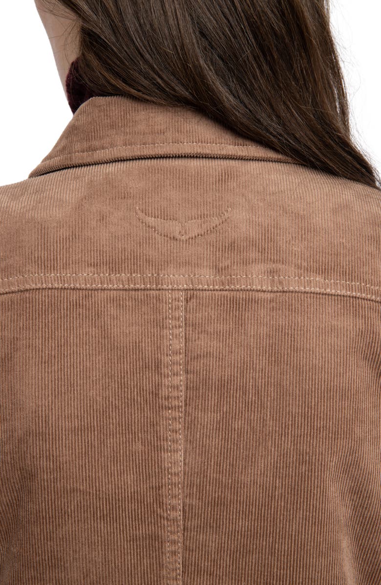 Zadig & Voltaire Liam Corduroy Jacket, Alternate, color, Wood