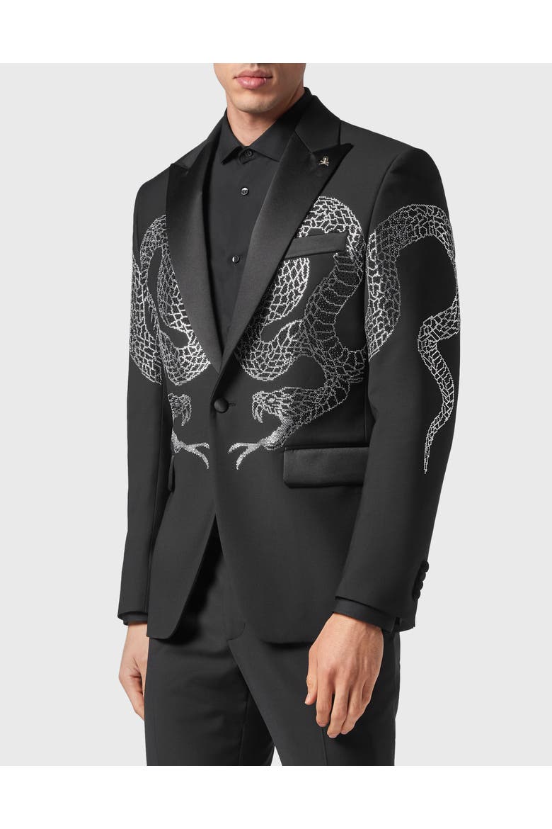Blazer Lord Fit Snake Men, Main, color, black