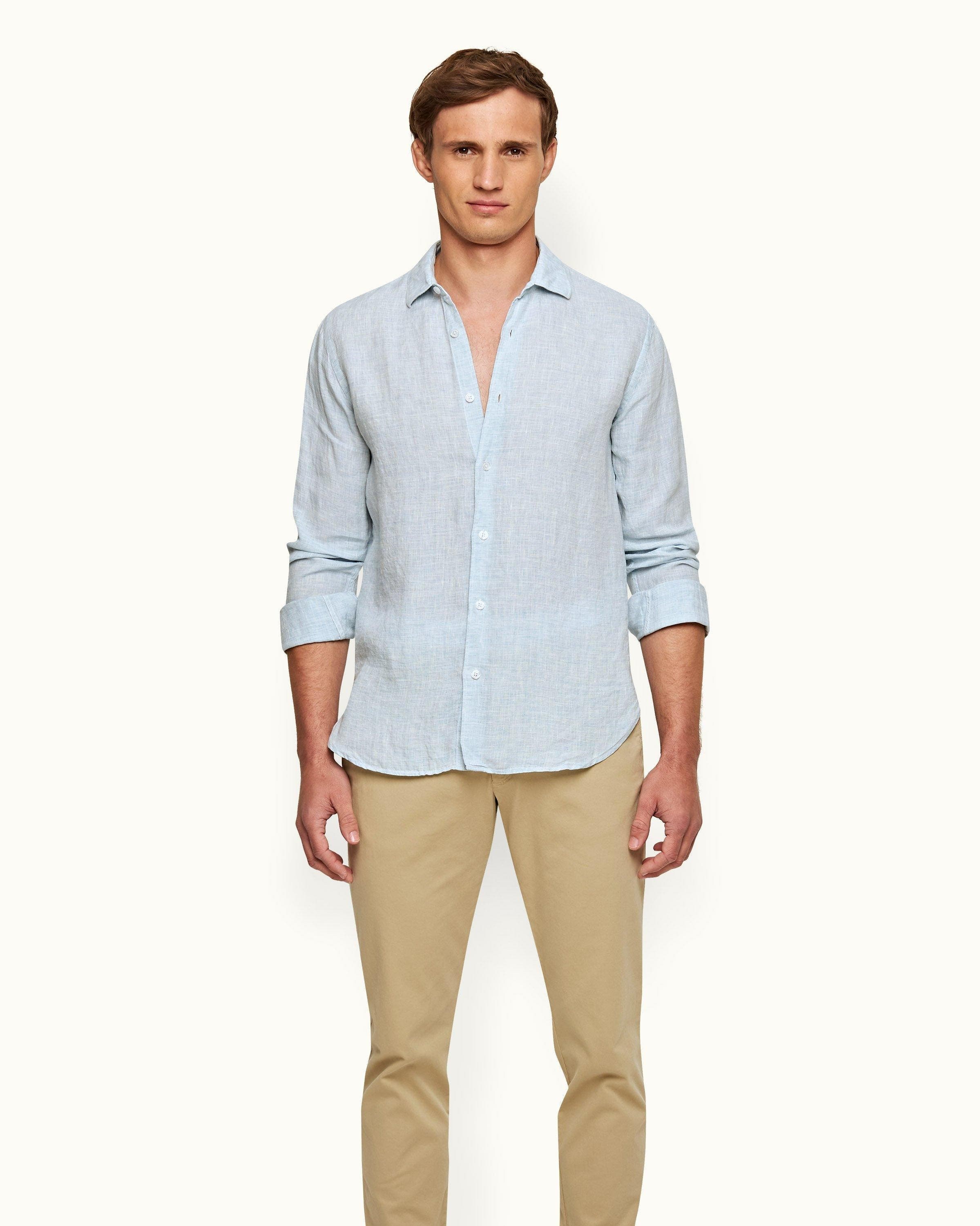 selected Pale Blue/White