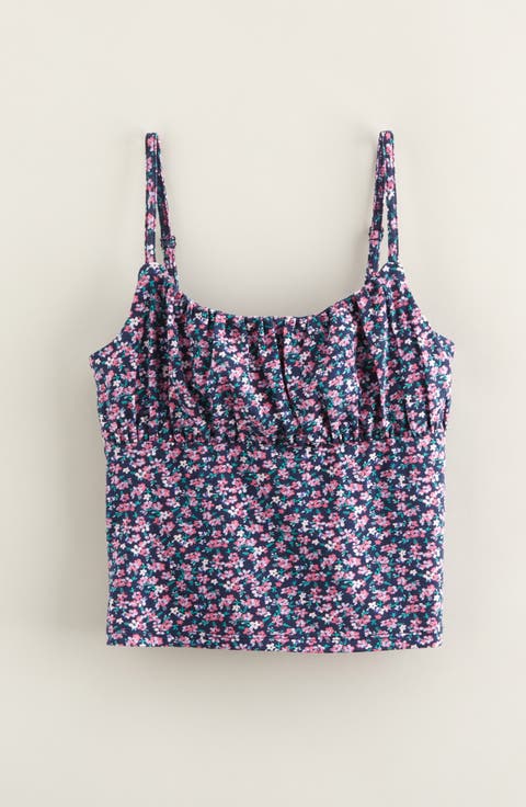 Kids' Floral Gathered Camisole (Big Kid)