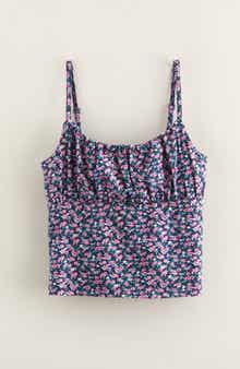 Nordstrom Kids' Floral Gathered Camisole