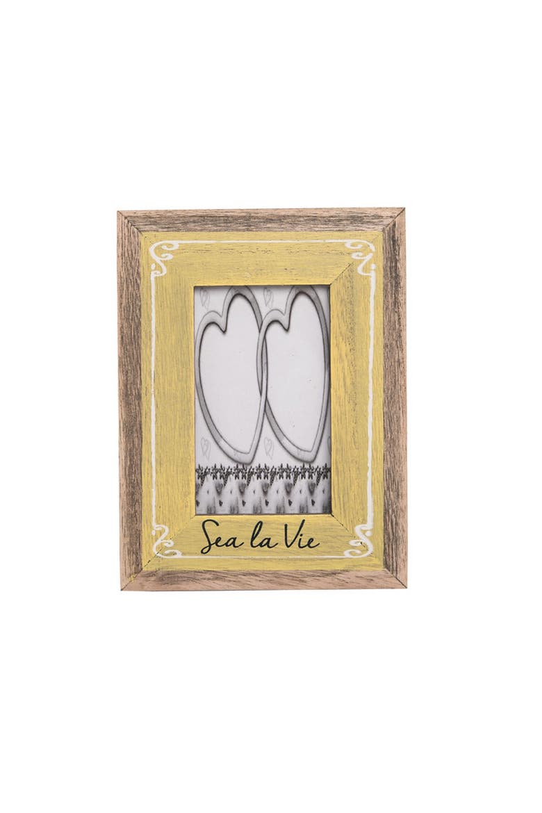 3X5 Sea La Vie Yellow Photo Frame Picture Holder, Main, color, Yellow
