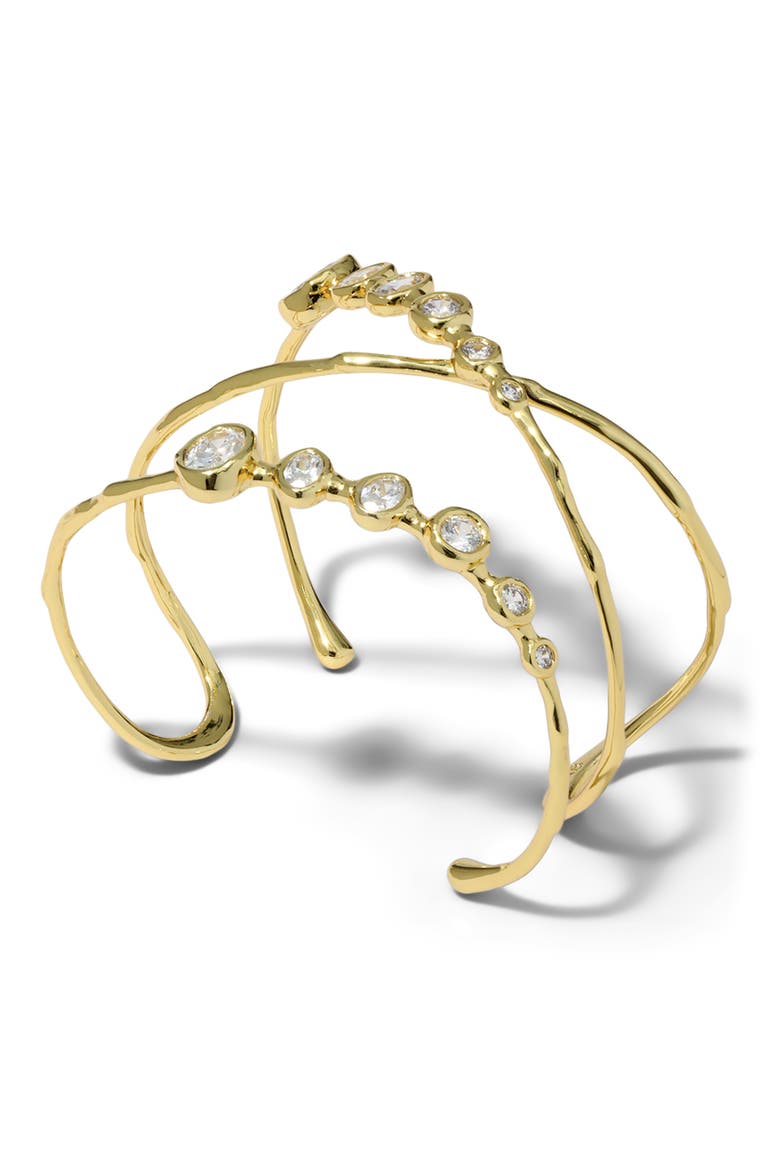 Asterales Mixed Cubic Zirconia Orbit Cuff, Alternate, color, STONES