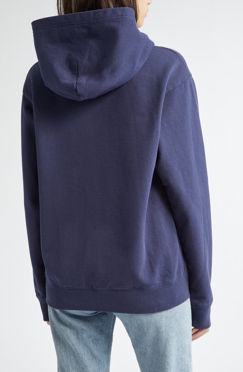 Sporty & Rich Wellness Club Cotton Graphic Zip-Up Hoodie, Alternate, color, 