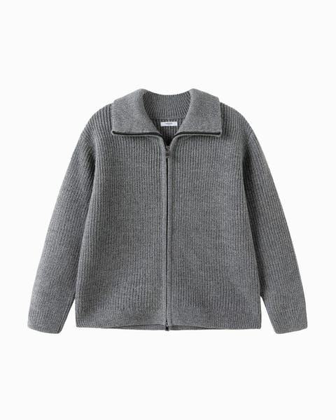 Cool Comfort Zip-Up Knit Jacket