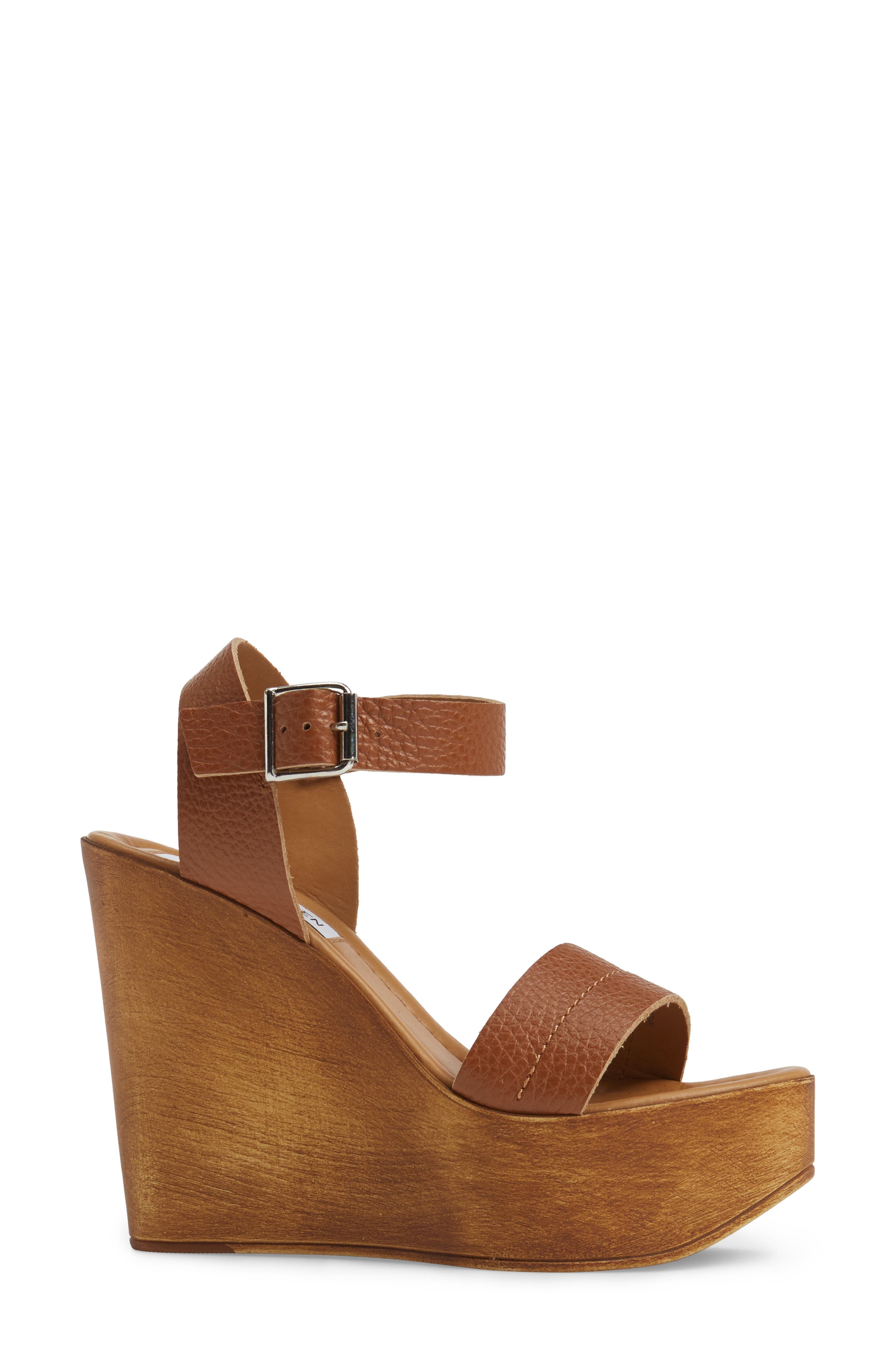 Belma Wedge Sandal, Alternate, color, TAN LEATHER