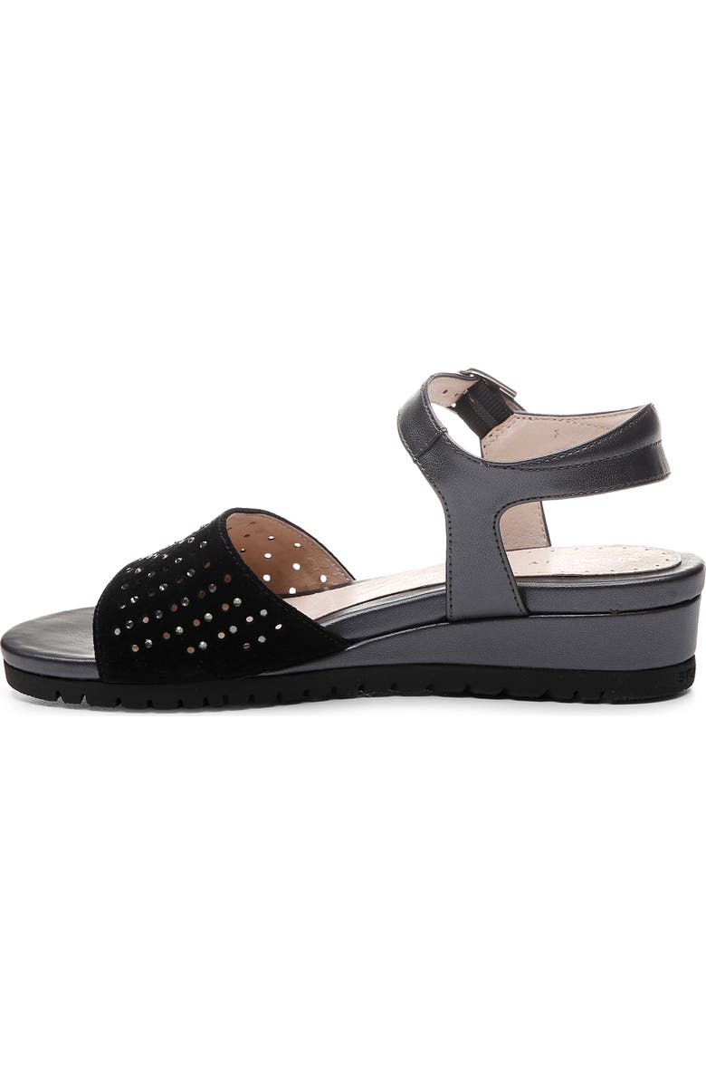 Stonefly Cher Wedge Sandal, Alternate, color,
