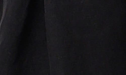 Bella Dahl Tie Front Linen Blend Sweater Vest In Black