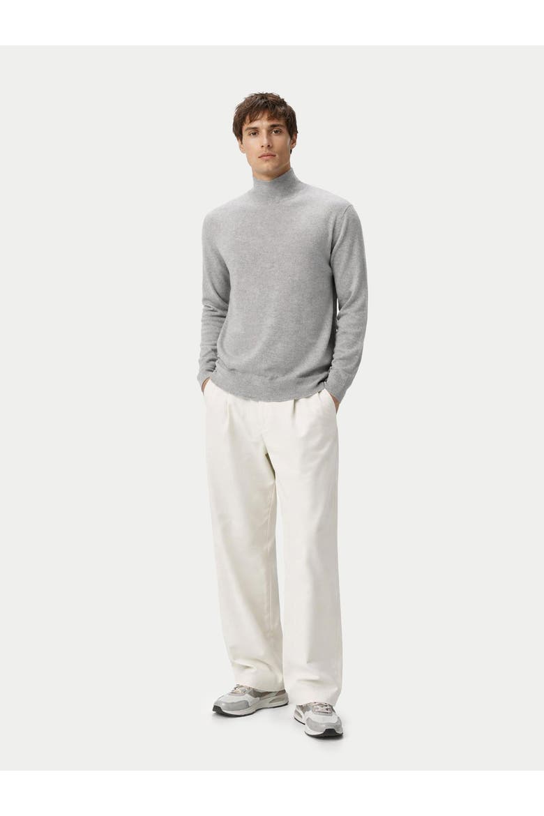 Timeless Mock Neck Cashmere Sweater, Alternate, color, high rise