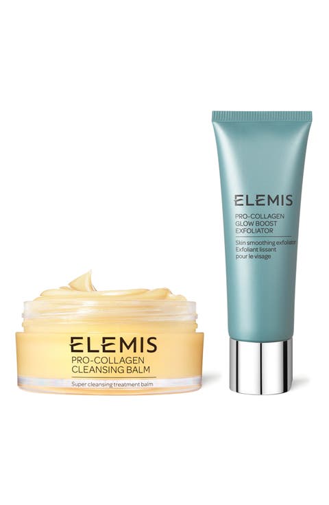 Pro-Collagen Cleansing Balm & Glow Boost Exfoliator Set