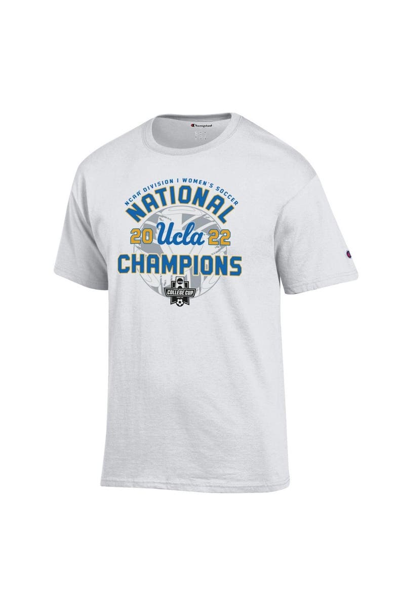 Champion Men's Champion White UCLA Bruins 2022 NCAA Women's Soccer National Champions T-Shirt, Alternate, color, 