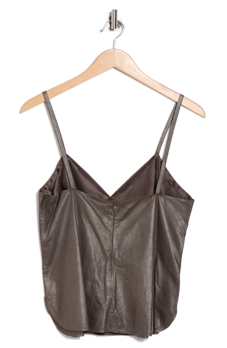 TWP Campbell Leather Camisole, Alternate, color, Fudge