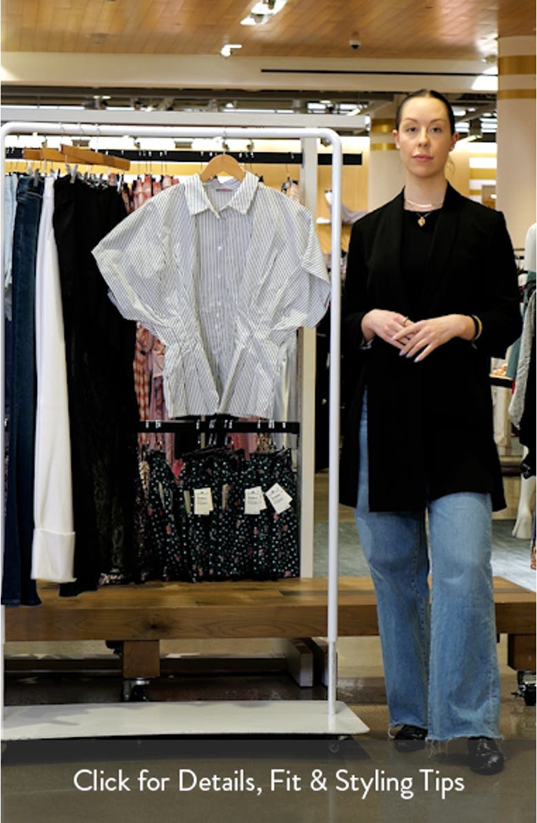 Pleat Waist Dolman Shirt, sales video thumbnail