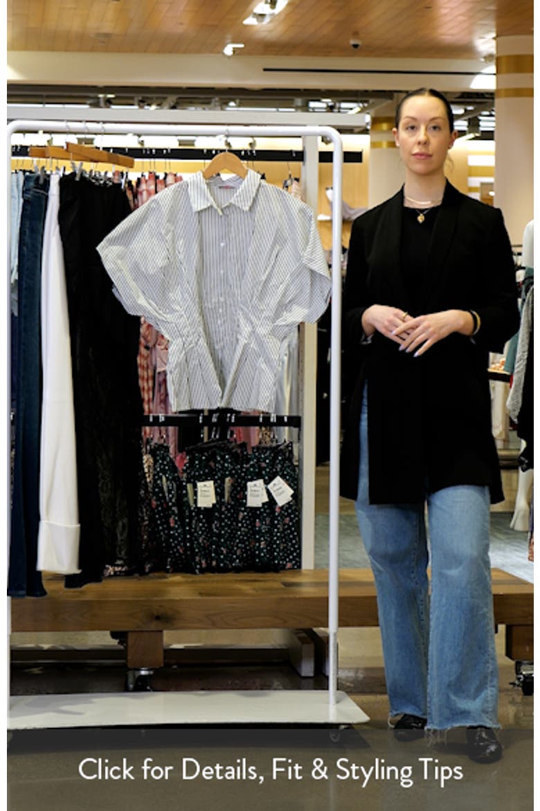 Pleat Waist Dolman Shirt video