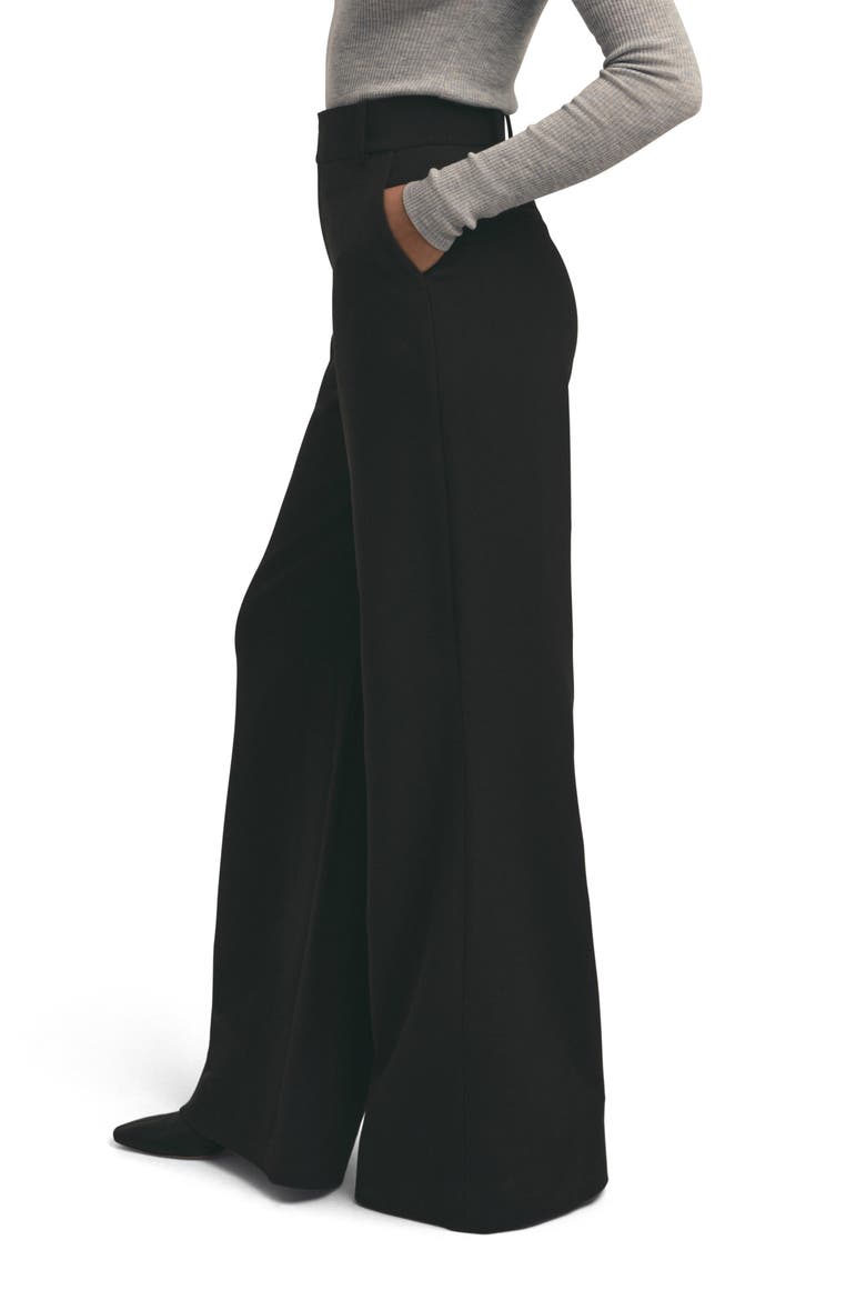 The Jones Wide Leg Pants, Alternate, color, BLACK