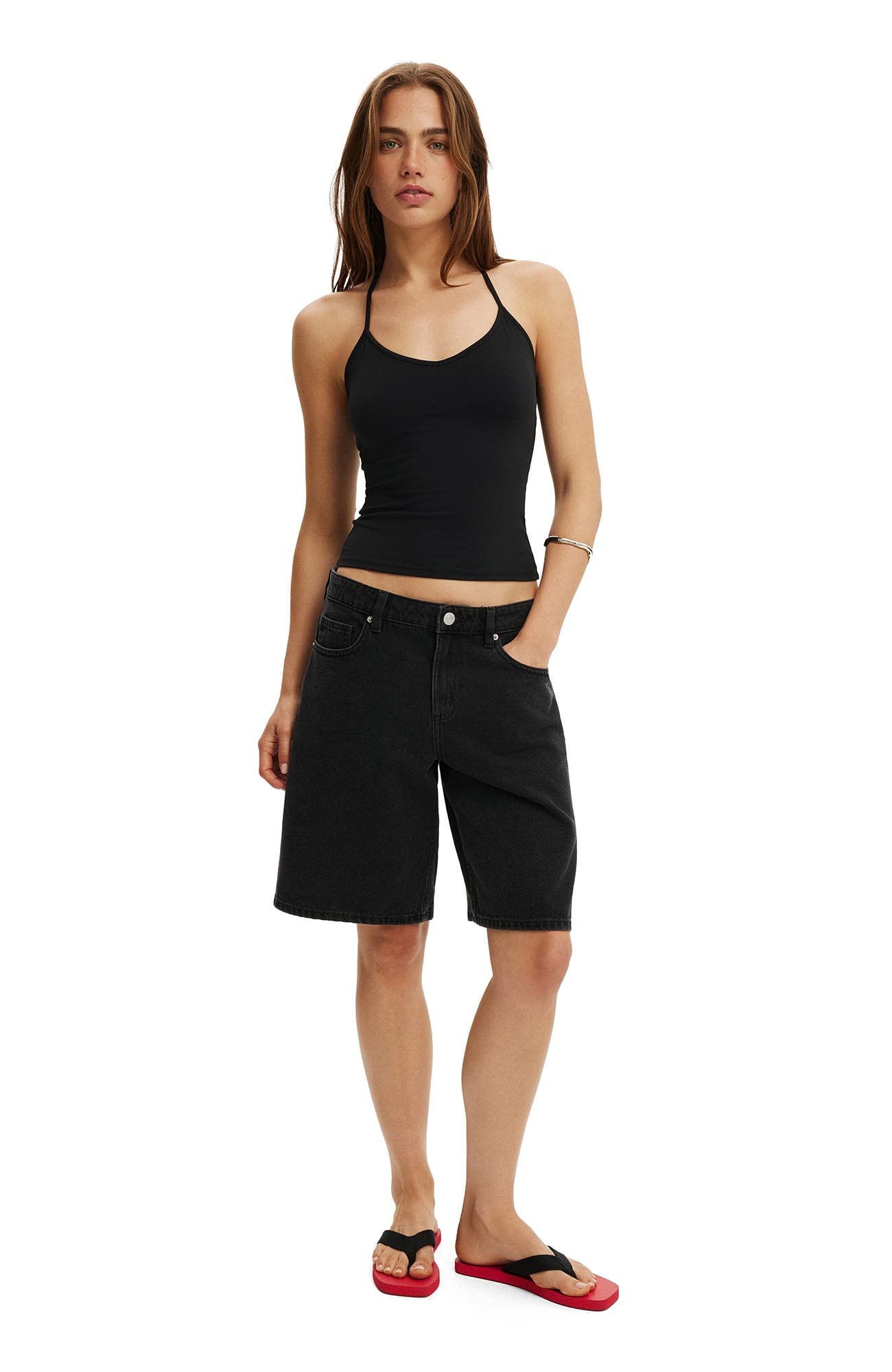 Women's Baggy Denim Short - image 2