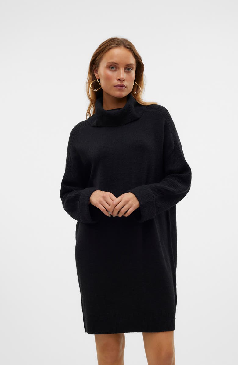 VERO MODA Jupiter Long Sleeve Sweater Dress, Alternate, color,