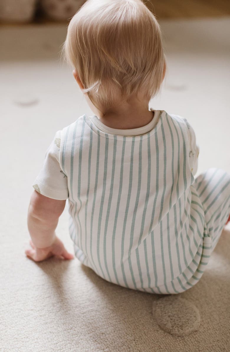 Pehr Stripes Away Organic Cotton Overalls, Alternate, color, 