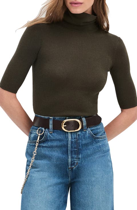 The Amelia Merino Wool Turtleneck Top