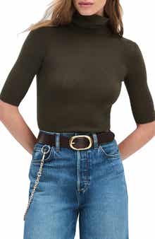 Favorite Daughter The Amelia Merino Wool Turtleneck Top