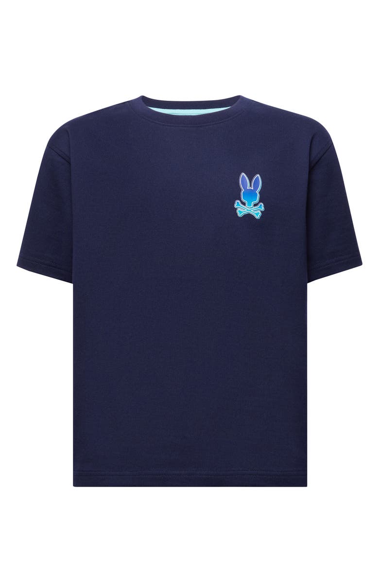 Psycho Bunny Kids' Dax Graphic T-Shirt, Main, color, Evening Blue