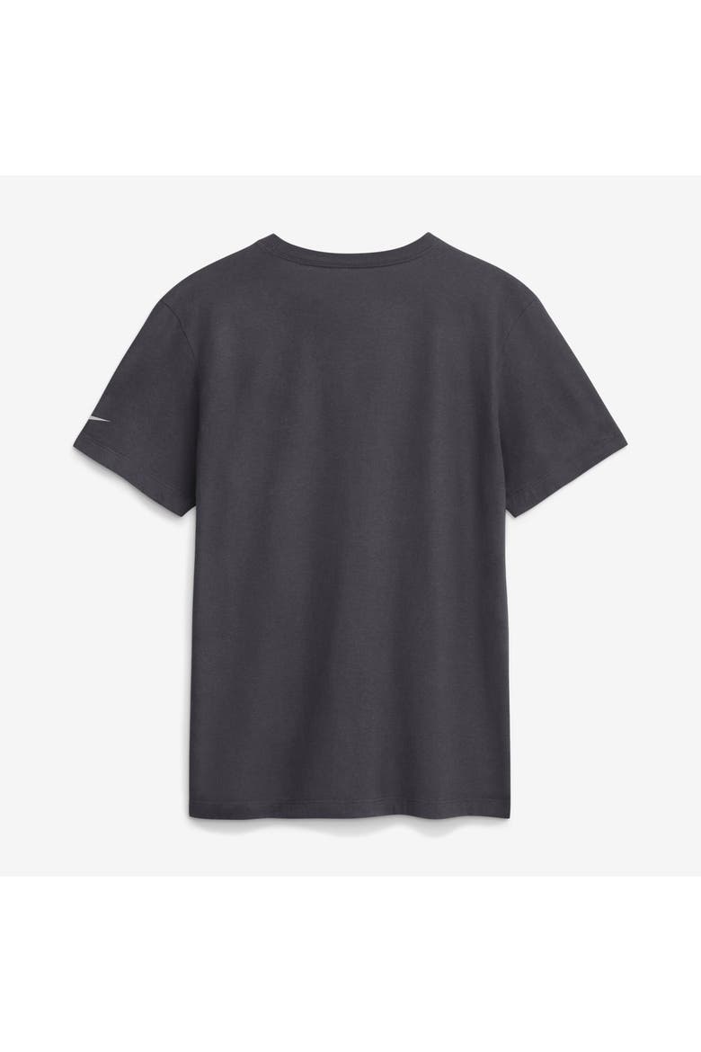 Men's Nike Anthracite Los Angeles Rams Fractal Logo T-Shirt, Alternate, color, Anthracite