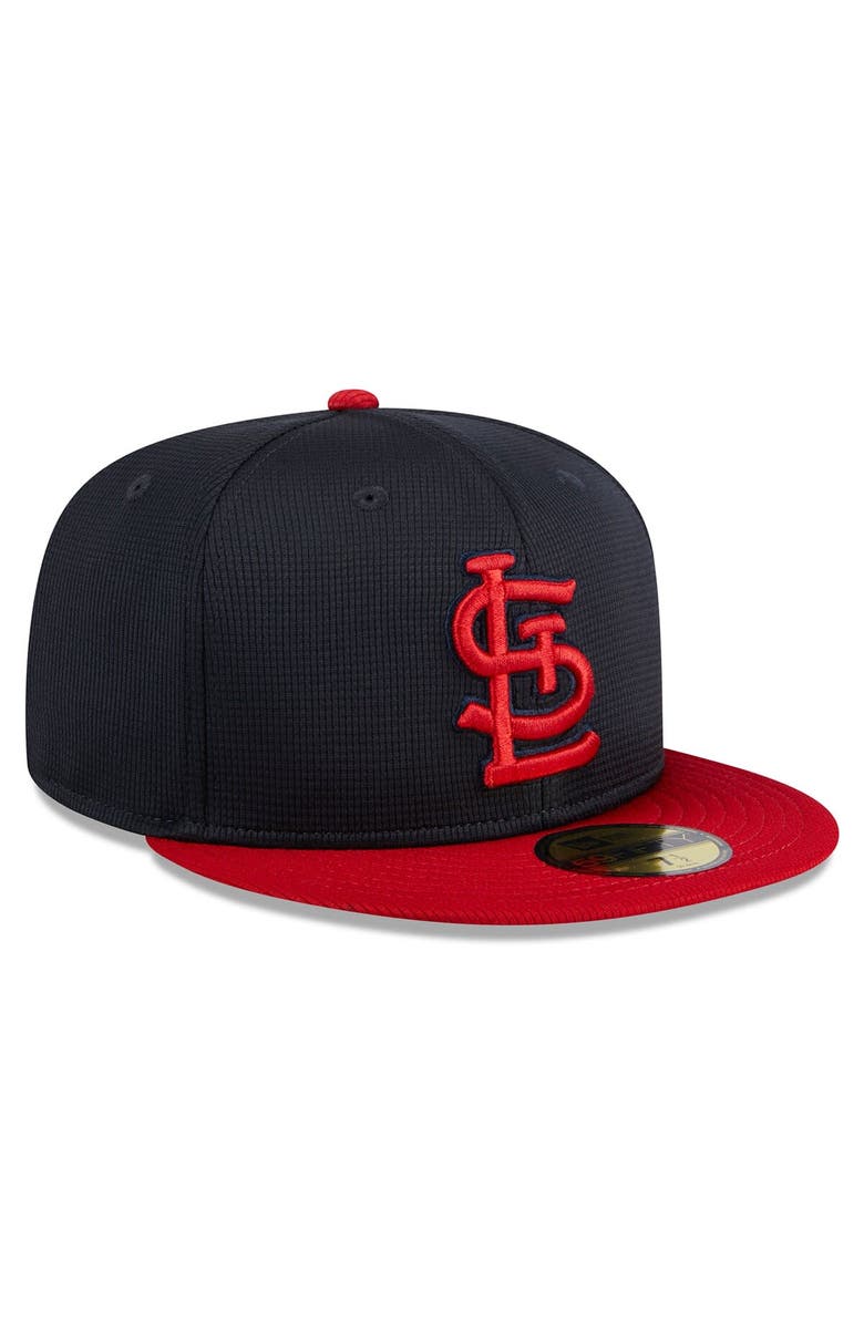 New Era Men's New Era Navy St. Louis Cardinals 2024 Batting Practice 59FIFTY Fitted Hat, Alternate, color, Navy