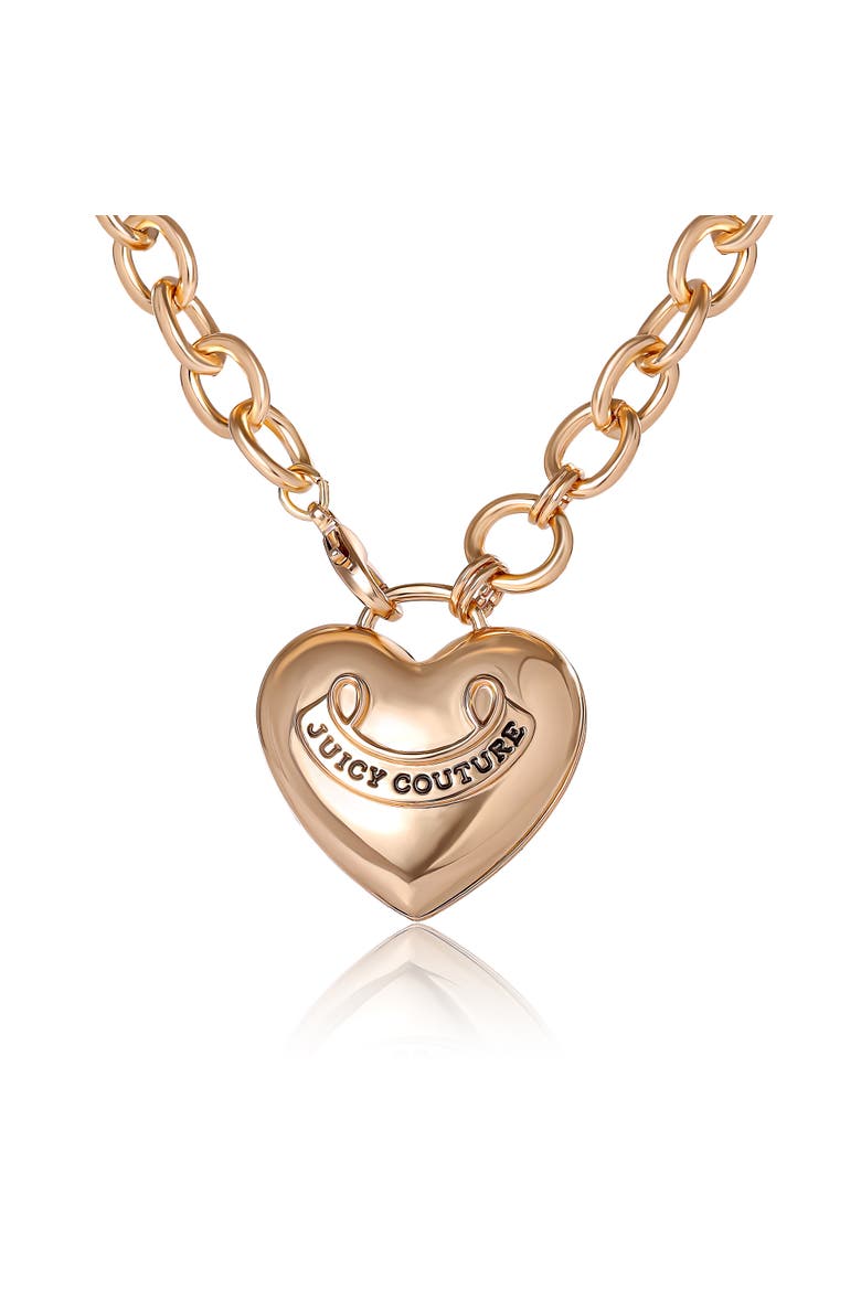 Gold-Tone Long Heart Pendant Necklace, Main, color, Gold