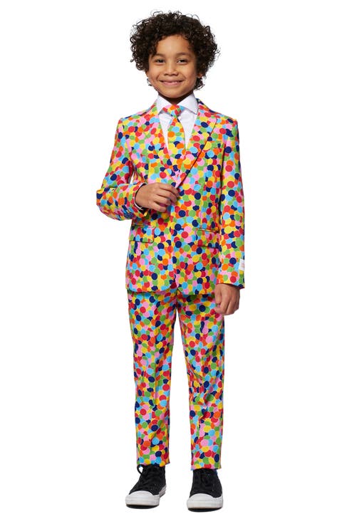 Confetteroni Two-Piece Suit with Tie (Toddler, Little Boy & Big Boy)