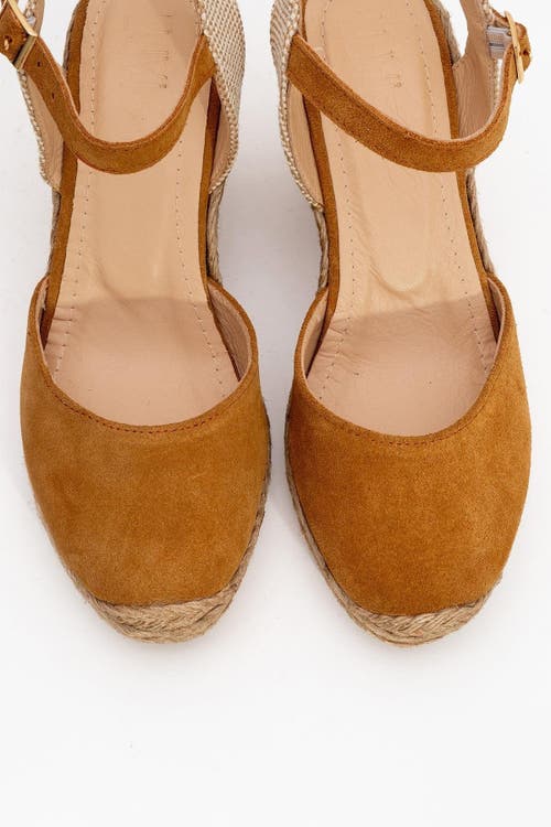 Forever & Always Shoes Sinta Suede Leather Platform Espadrille