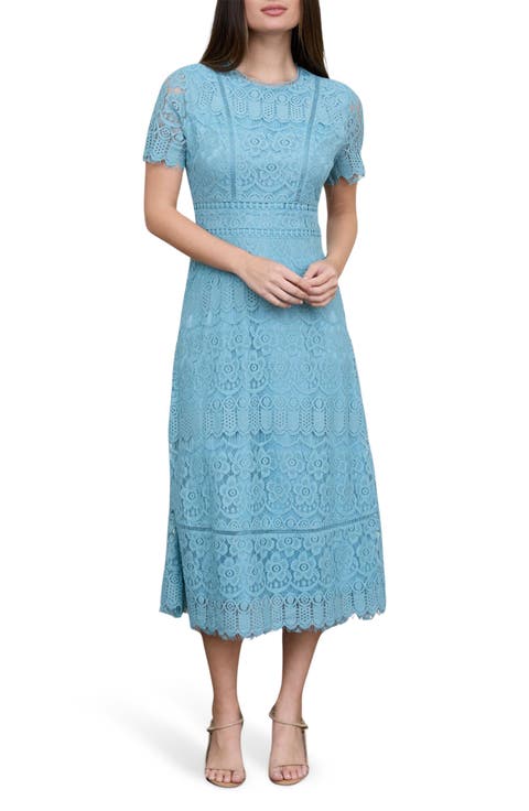 Lace Midi Drss