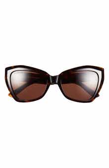 56mm Cat Eye Sunglasses