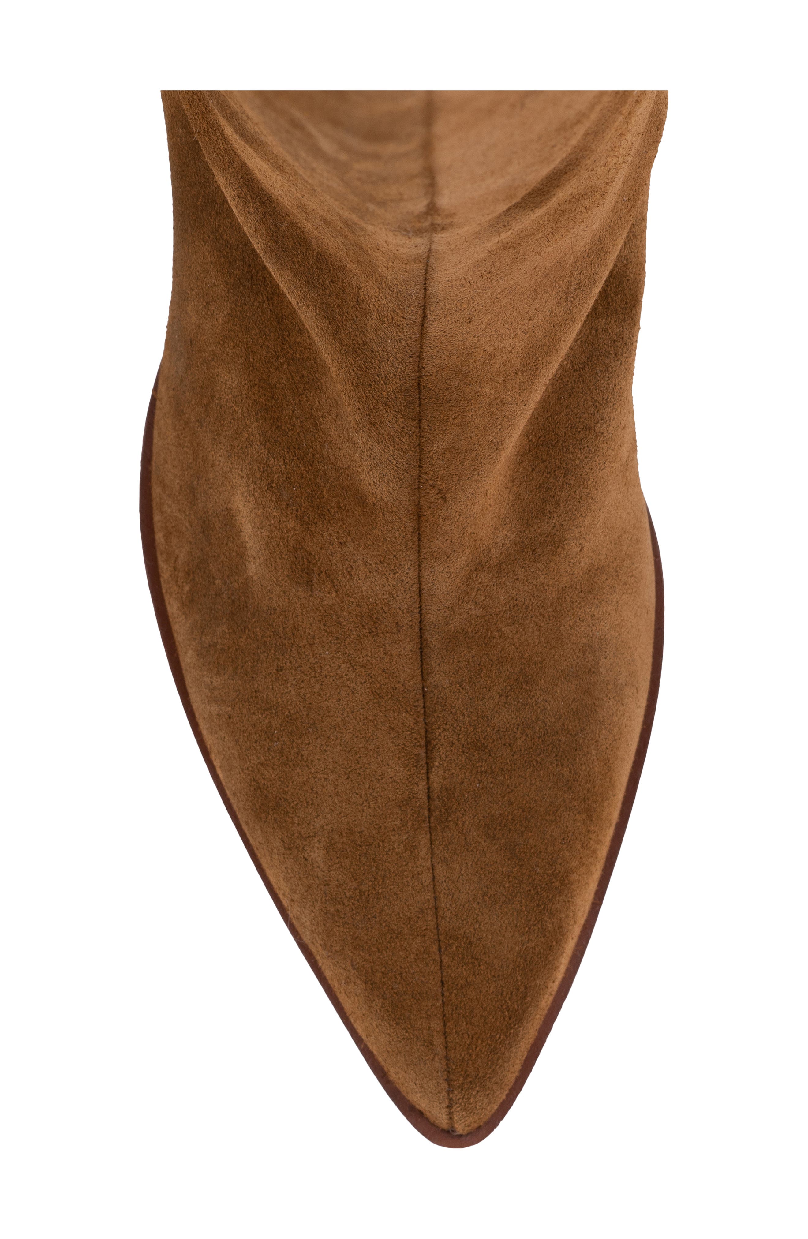 Begging You Pointed Toe Boot, Alternate, color, COGNAC