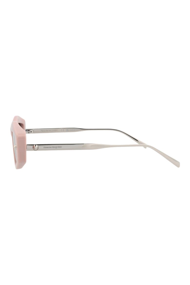 Sunglasses, Alternate, color, PINK SILVER GREY