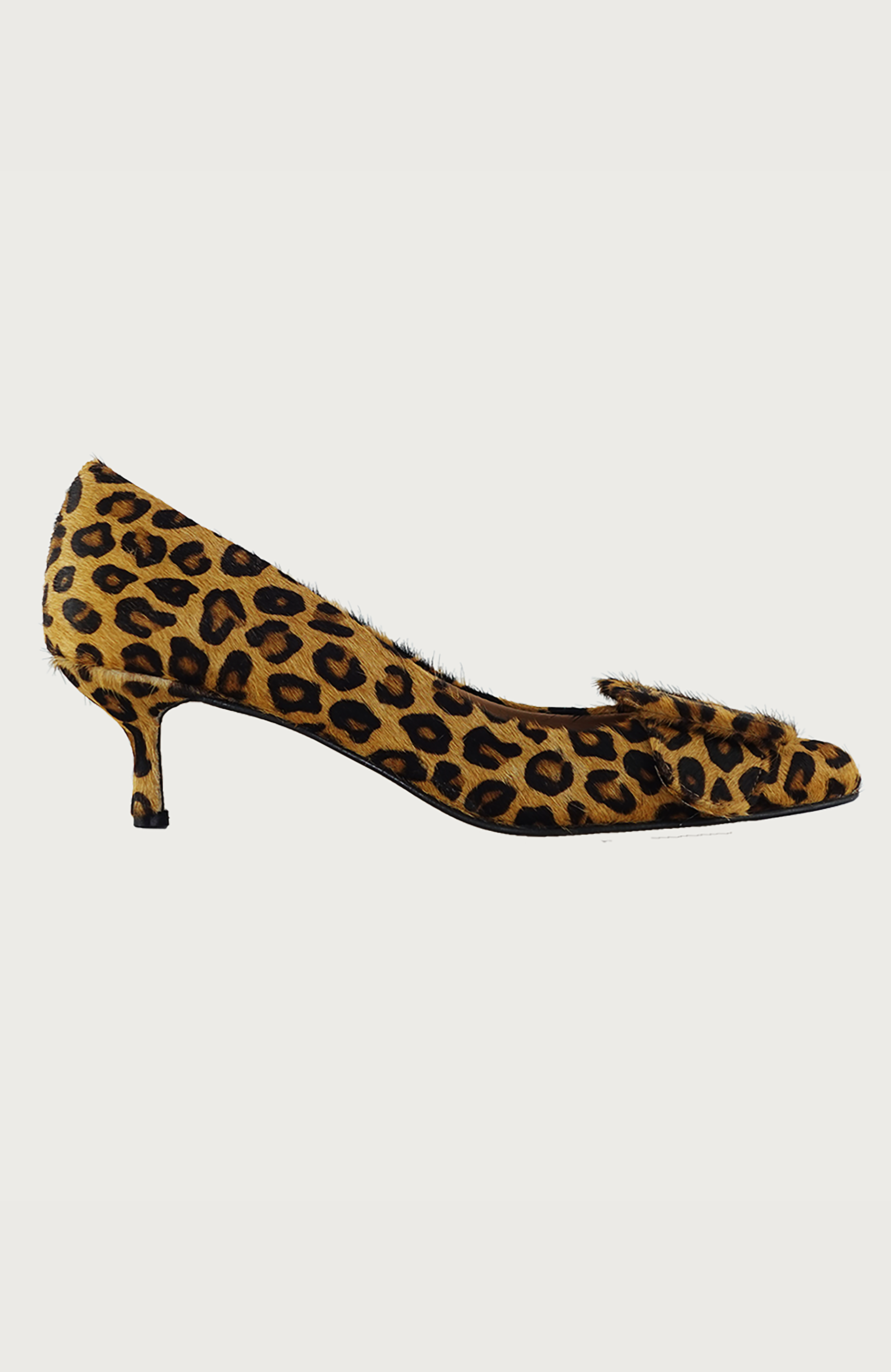 Andrea Carrano Shoes Milk Kitten Heel Pump, Main, color, Leopard