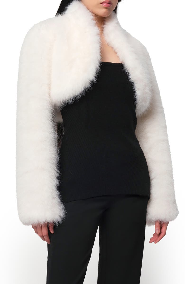 Apparis Odette Pluche<sup>™</sup> Faux Fur Bolero, Alternate, color,