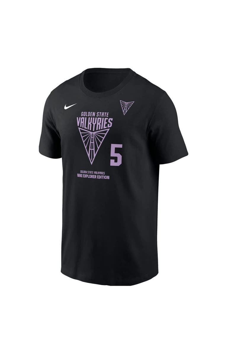 Nike Men's Nike Kayla Thornton Eclipse Black Golden State Valkyries Explorer Edition Name & Number T-Shirt, Alternate, color, 